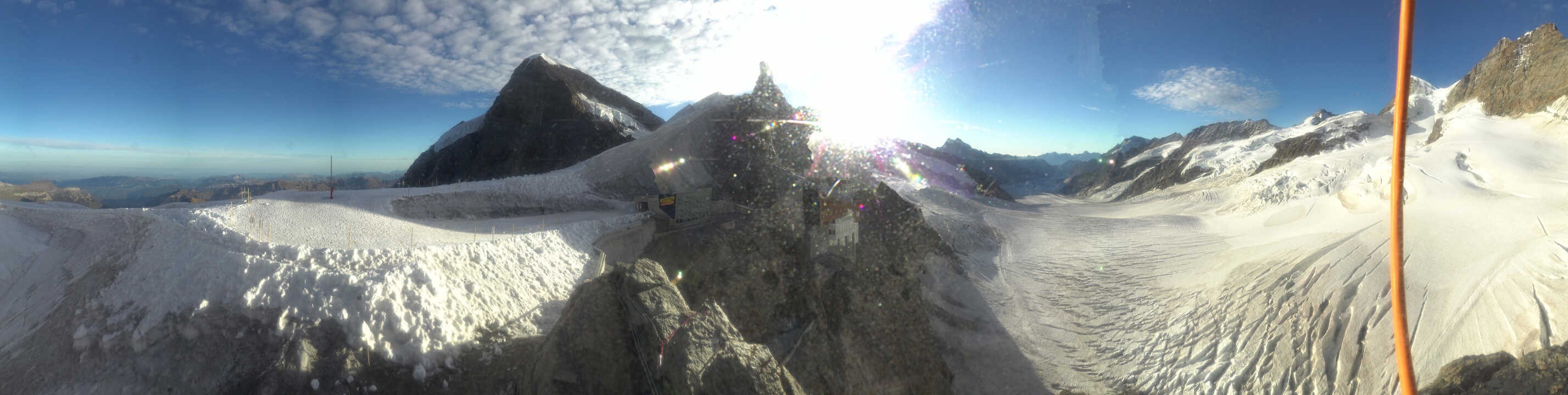 Archiv Foto Webcam Jungfraujoch-Panorama, Berner Oberland