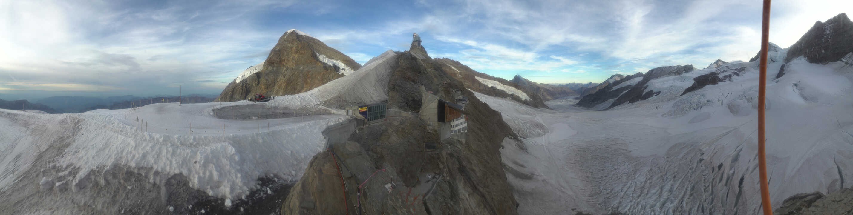 Archiv Foto Webcam Jungfraujoch-Panorama, Berner Oberland