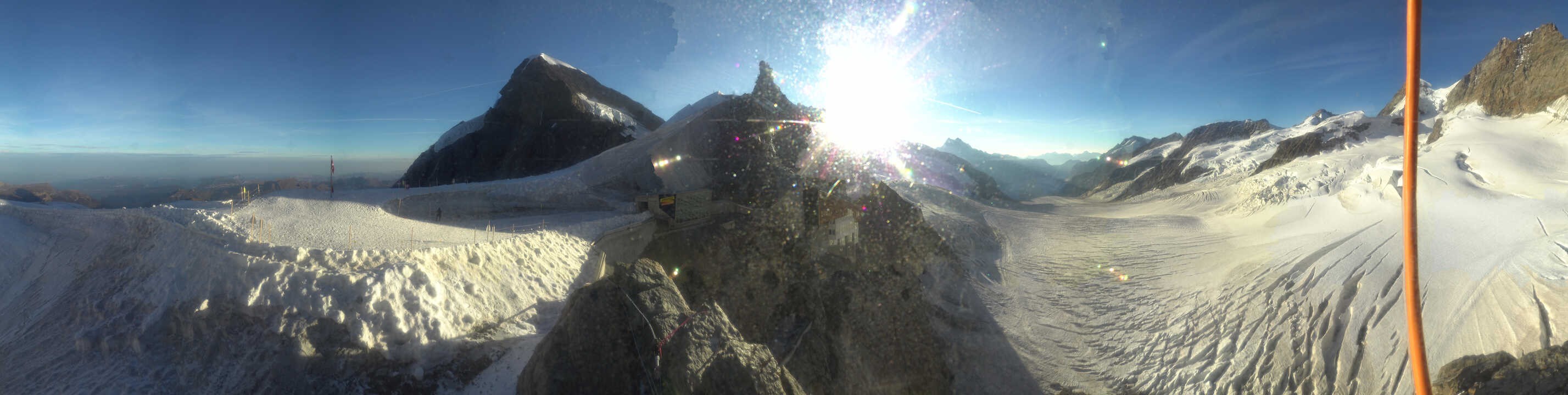 Archiv Foto Webcam Jungfraujoch-Panorama, Berner Oberland