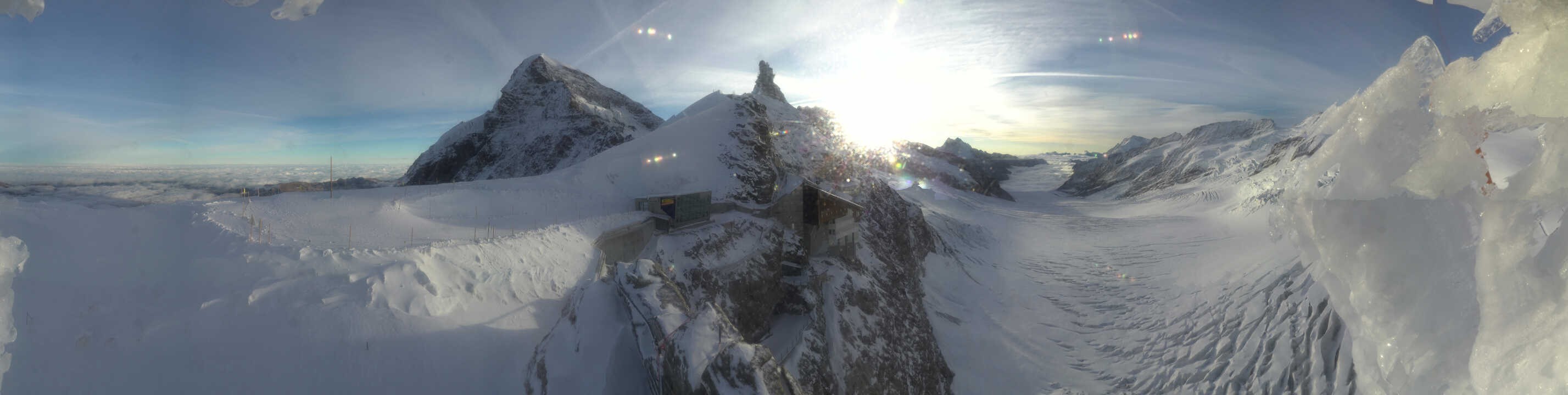 Archiv Foto Webcam Jungfraujoch-Panorama, Berner Oberland