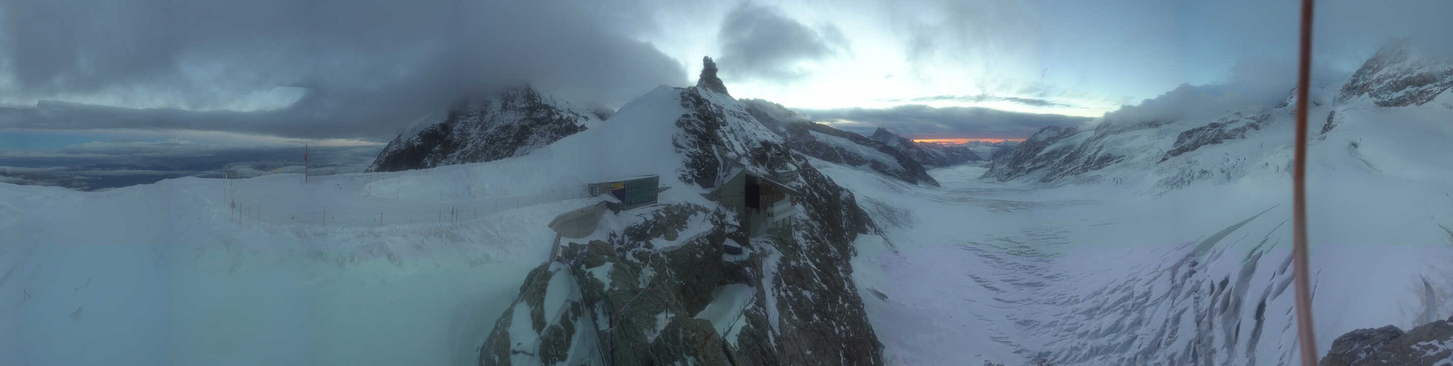 Archived image Webcam Panoramic View, Jungfraujoch
