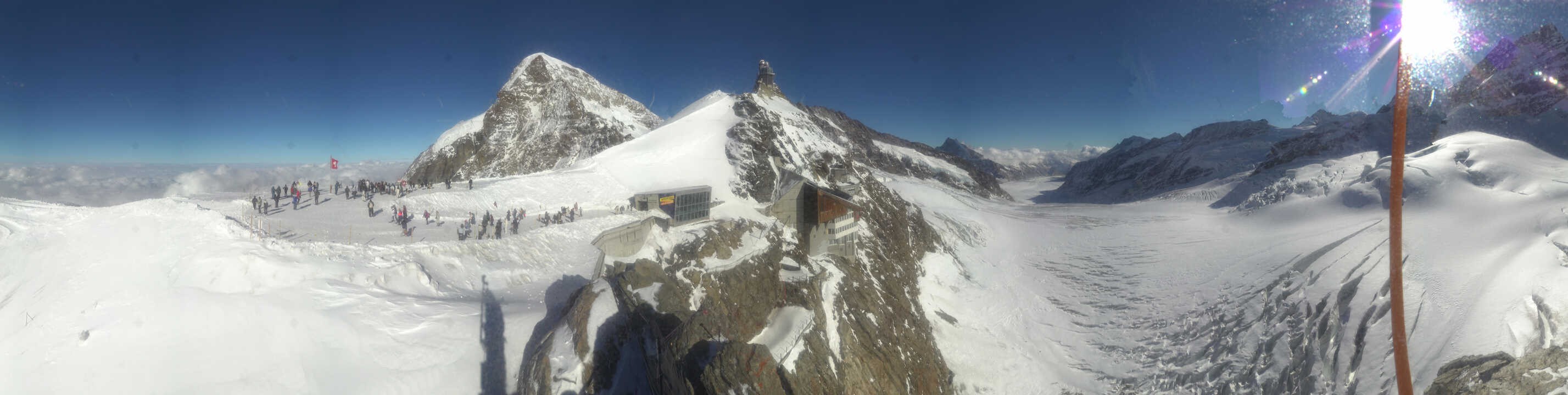 Archived image Webcam Panoramic View, Jungfraujoch