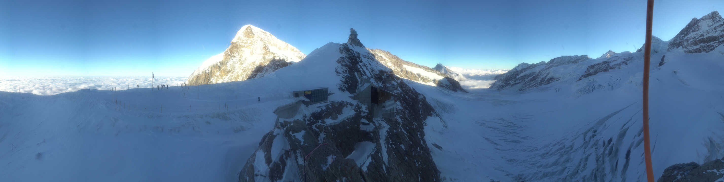 Archived image Webcam Panoramic View, Jungfraujoch