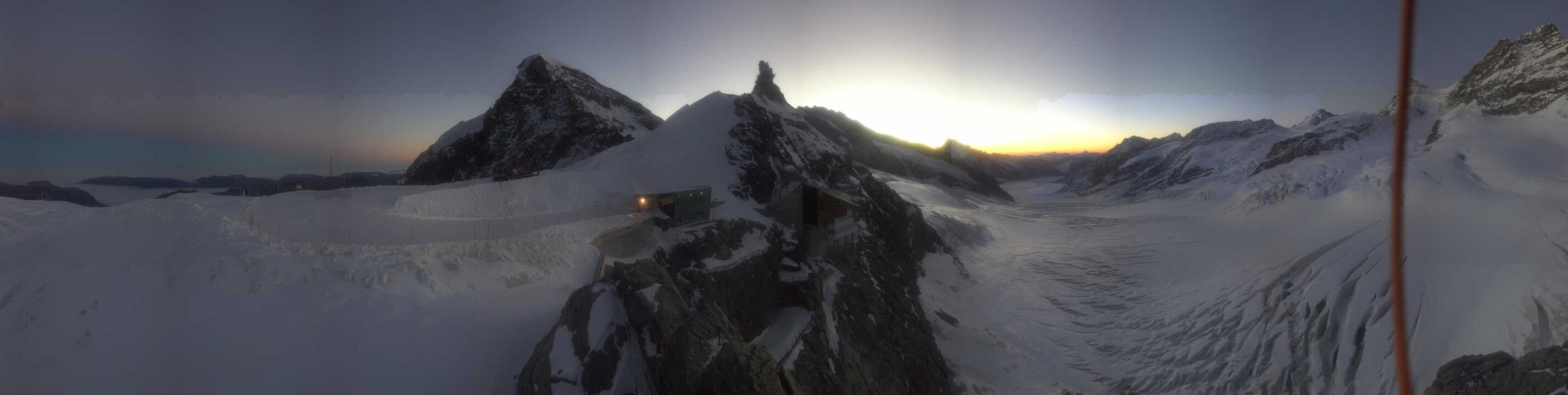 Archiv Foto Webcam Jungfraujoch-Panorama, Berner Oberland