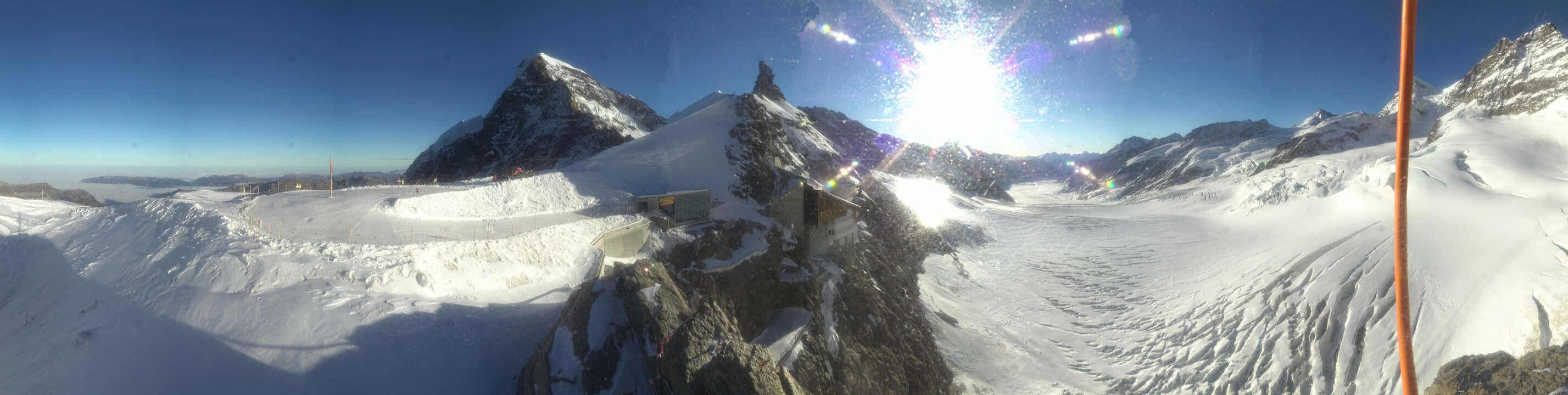 Archiv Foto Webcam Jungfraujoch-Panorama, Berner Oberland