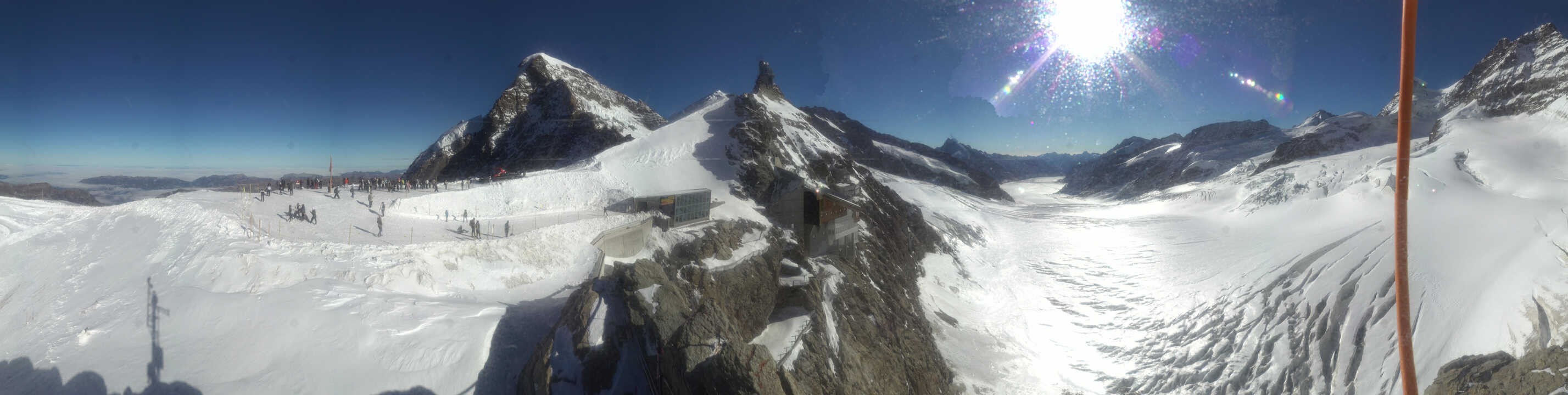 Archived image Webcam Panoramic View, Jungfraujoch