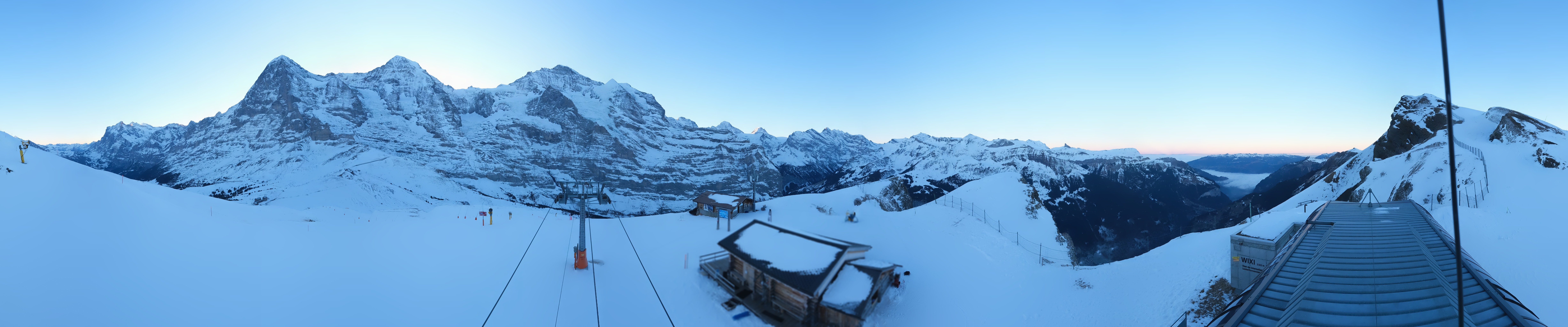 Archiv Foto Webcam Kleine Scheidegg-Lauberhorn, Grindelwald