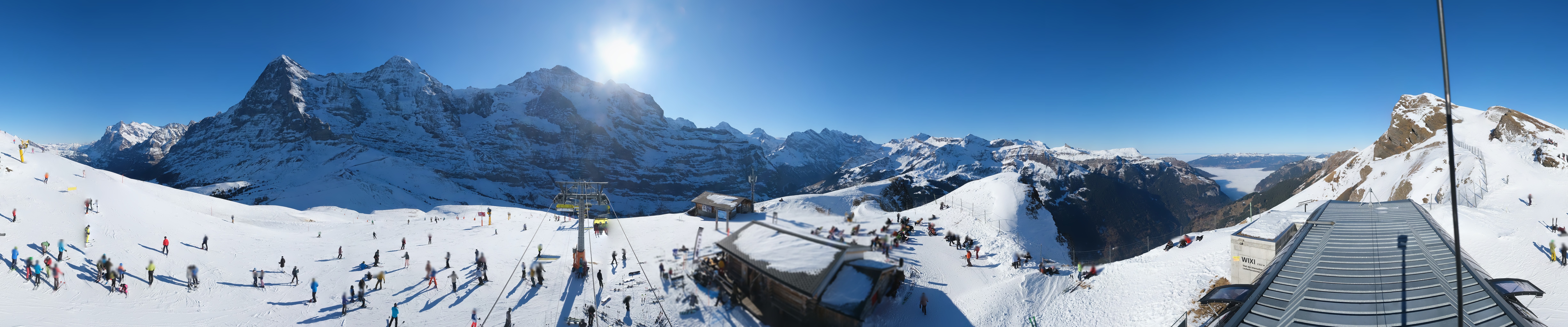 Archiv Foto Webcam Kleine Scheidegg-Lauberhorn, Grindelwald