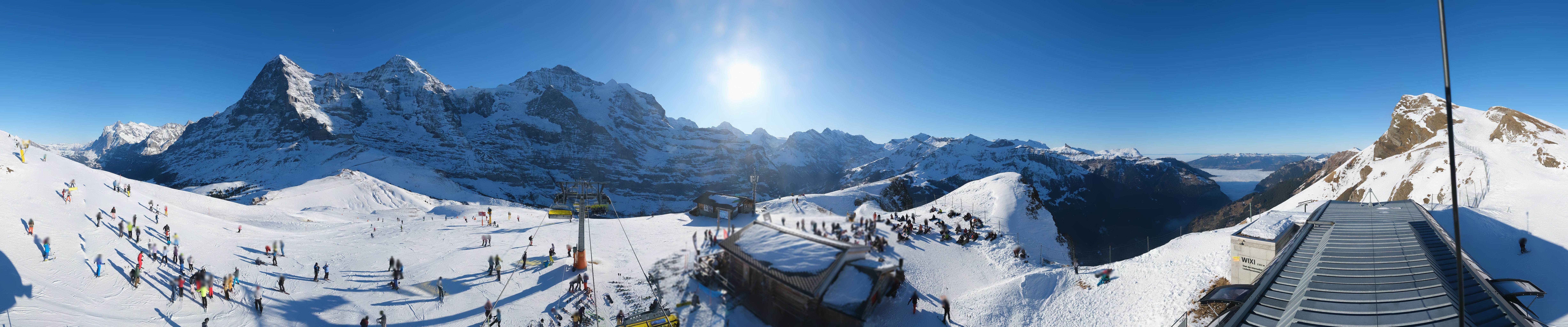 Archiv Foto Webcam Kleine Scheidegg-Lauberhorn, Grindelwald