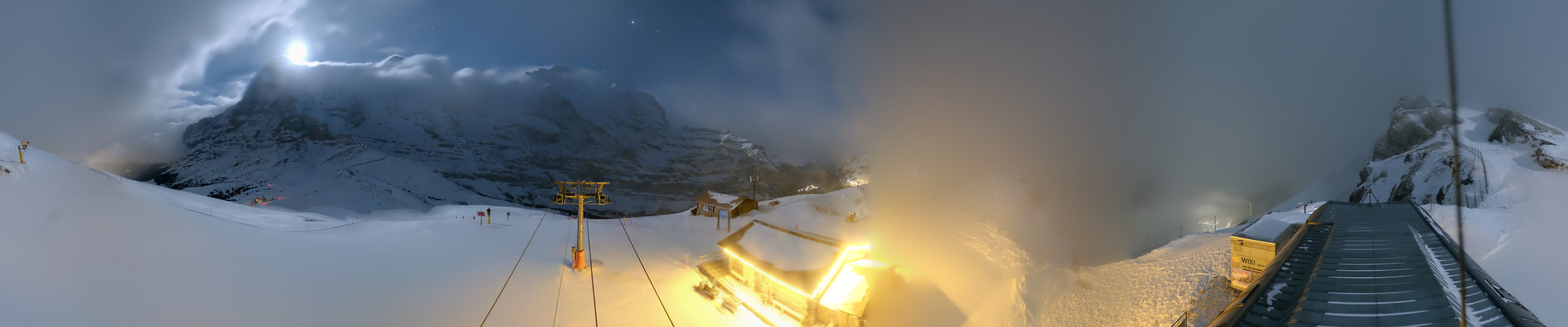 Archiv Foto Webcam Kleine Scheidegg-Lauberhorn, Grindelwald