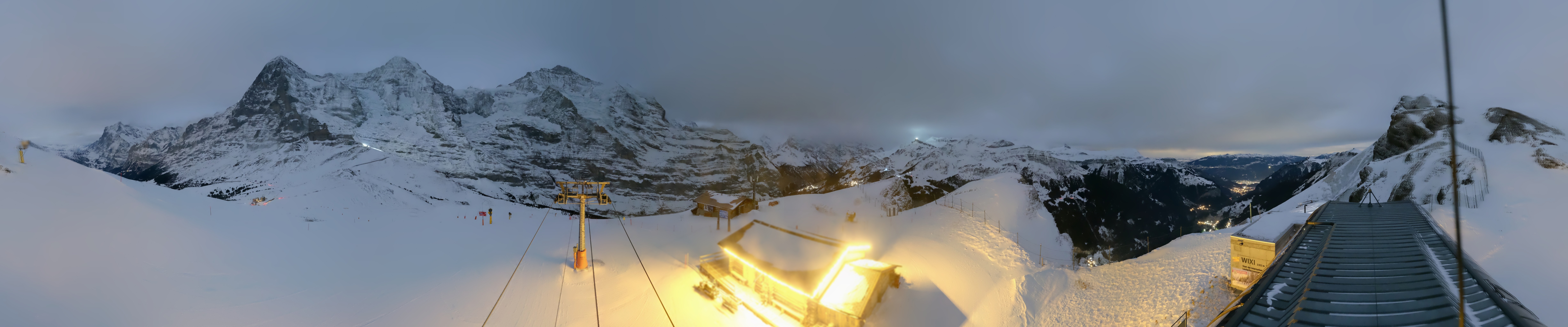 Archiv Foto Webcam Kleine Scheidegg-Lauberhorn, Grindelwald