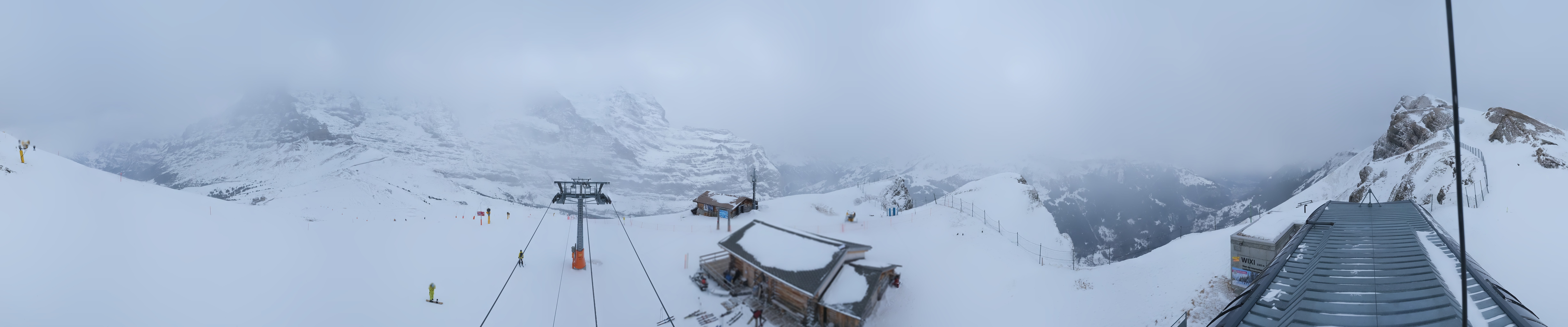 Archiv Foto Webcam Kleine Scheidegg-Lauberhorn, Grindelwald