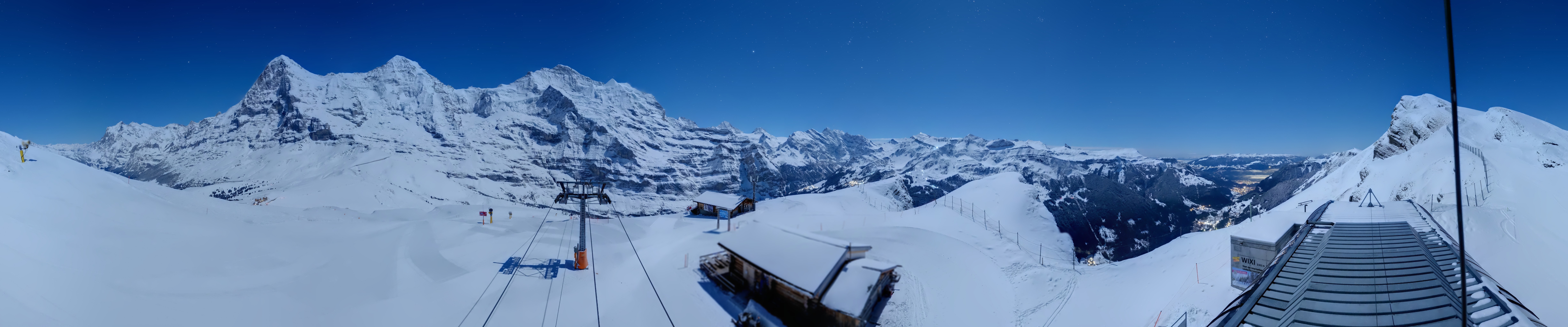 Archiv Foto Webcam Kleine Scheidegg-Lauberhorn, Grindelwald