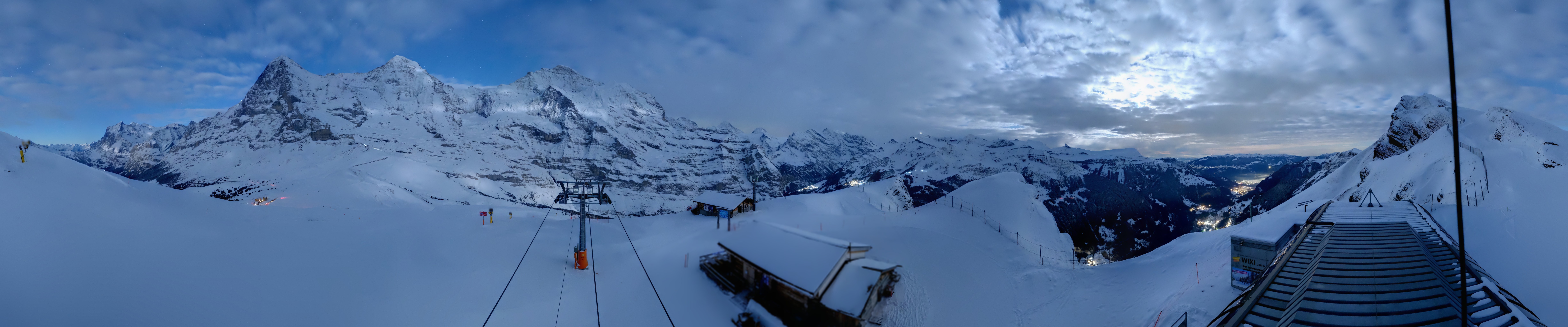 Archiv Foto Webcam Kleine Scheidegg-Lauberhorn, Grindelwald
