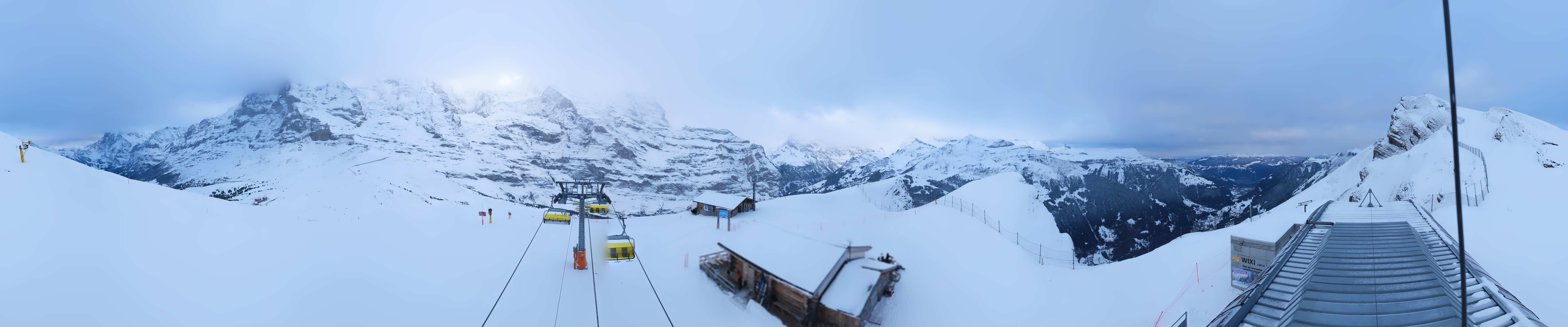 Archiv Foto Webcam Kleine Scheidegg-Lauberhorn, Grindelwald
