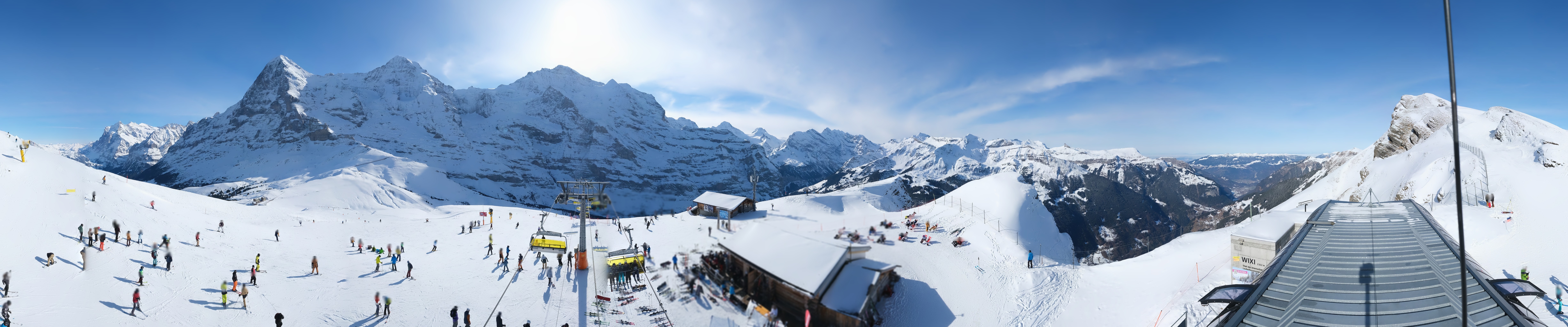 Archiv Foto Webcam Kleine Scheidegg-Lauberhorn, Grindelwald