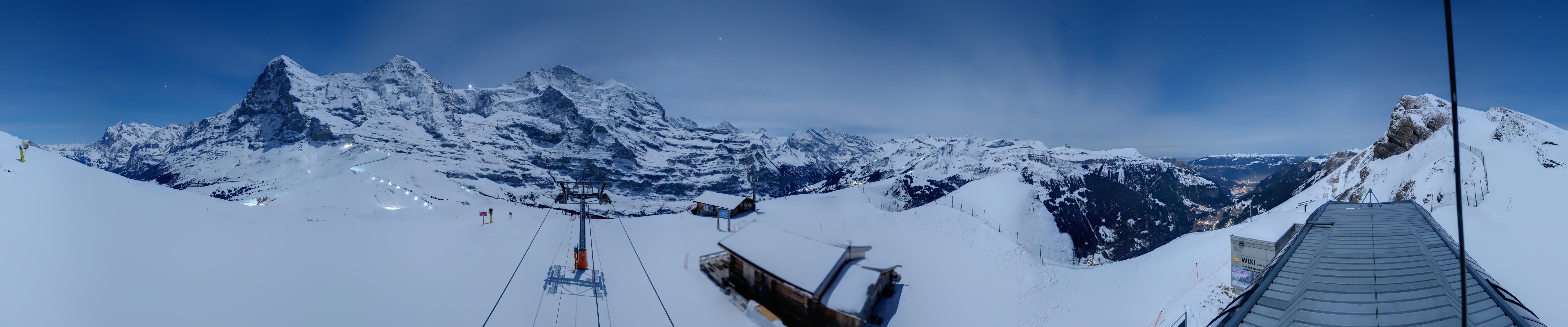 Archiv Foto Webcam Kleine Scheidegg-Lauberhorn, Grindelwald