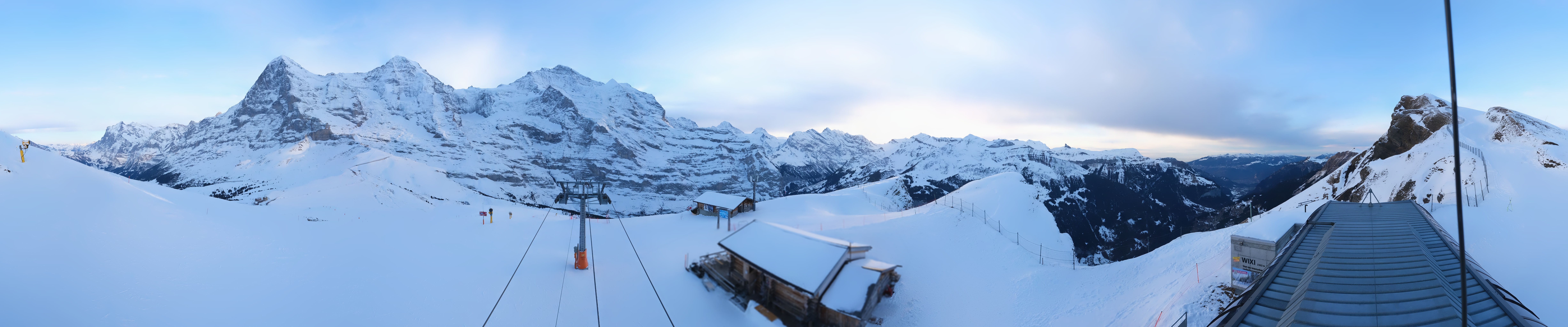 Archiv Foto Webcam Kleine Scheidegg-Lauberhorn, Grindelwald