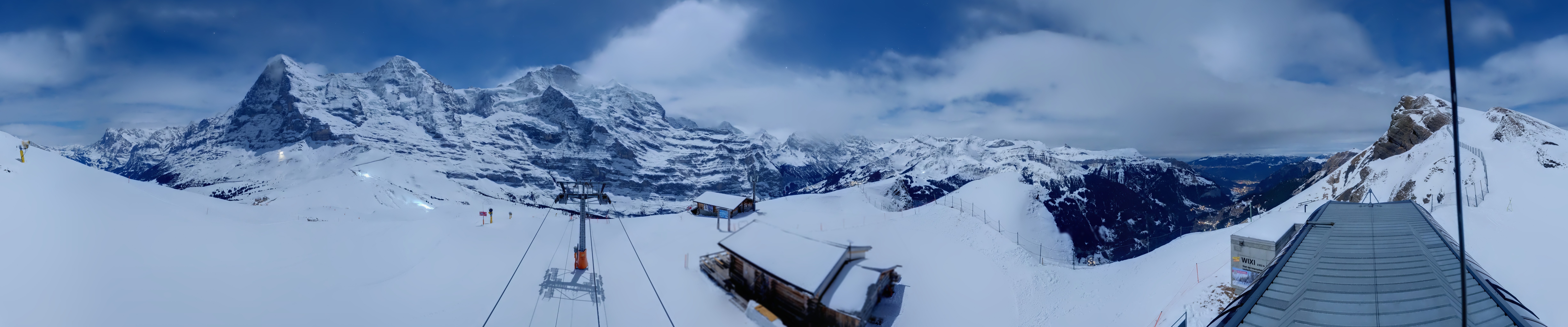 Archiv Foto Webcam Kleine Scheidegg-Lauberhorn, Grindelwald