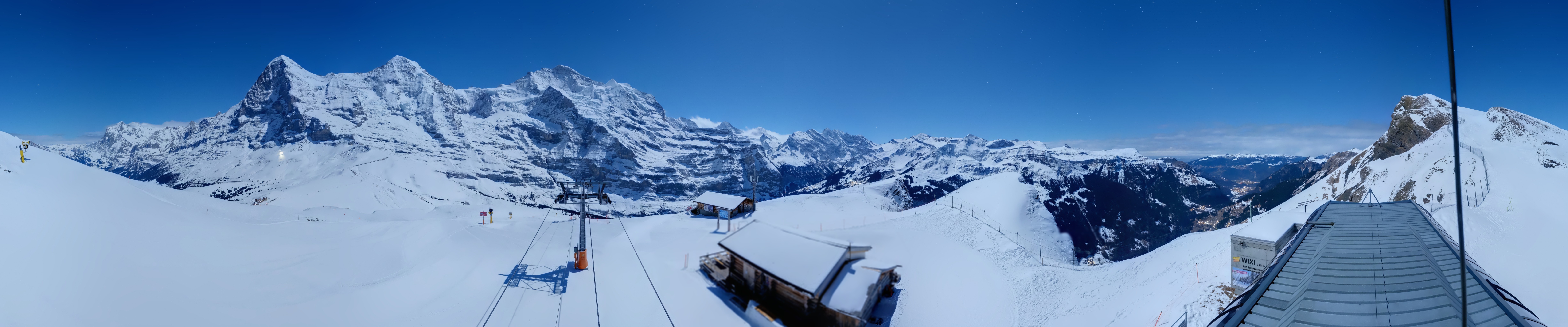 Archiv Foto Webcam Kleine Scheidegg-Lauberhorn, Grindelwald