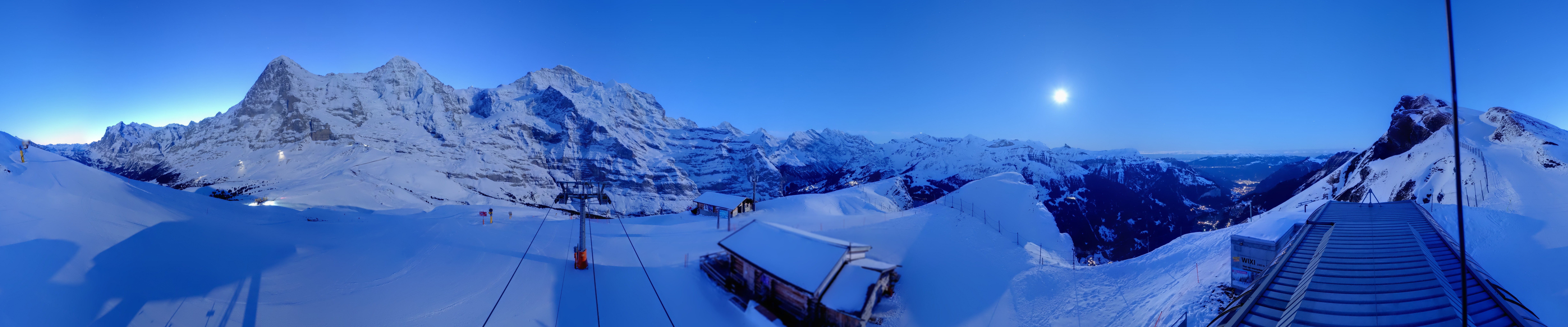 Archiv Foto Webcam Kleine Scheidegg-Lauberhorn, Grindelwald