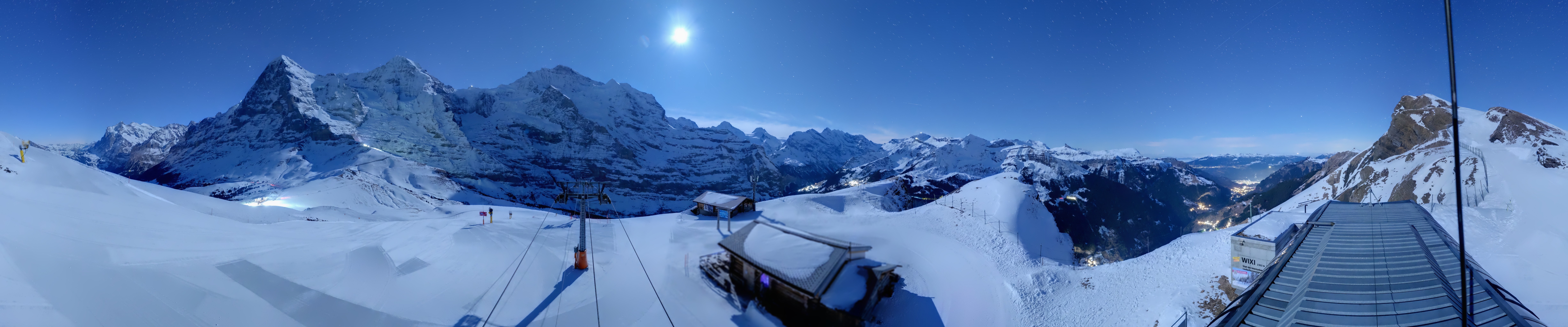 Archived image Webcam Top Station Lauberhorn, Grindelwald