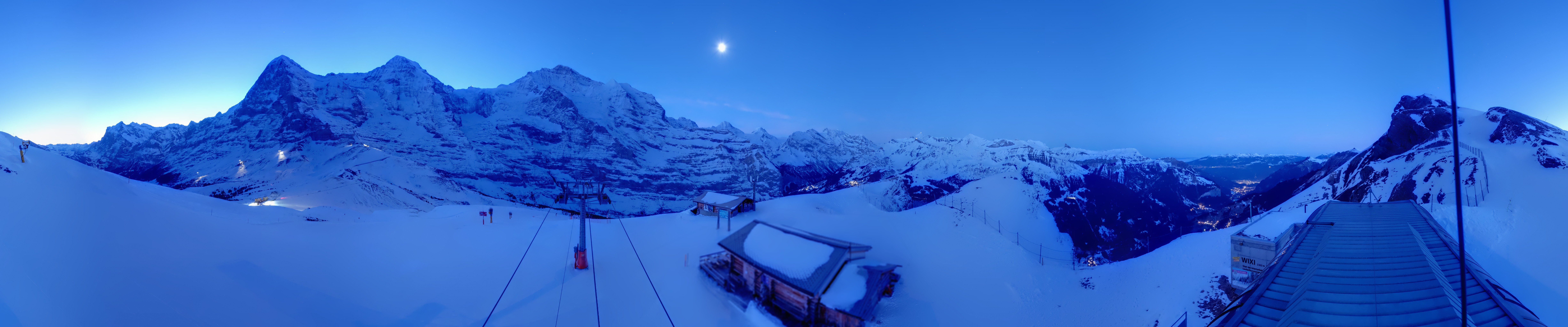 Archived image Webcam Top Station Lauberhorn, Grindelwald