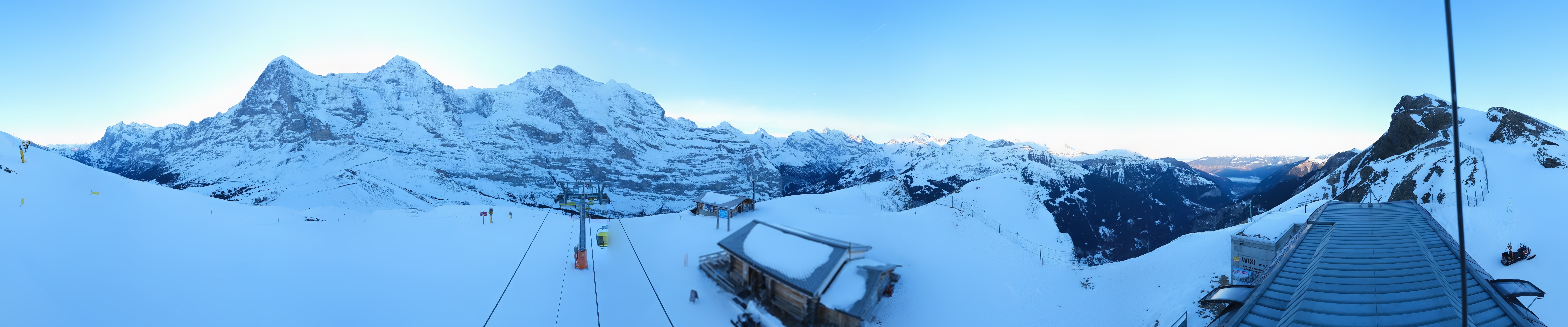 Archived image Webcam Top Station Lauberhorn, Grindelwald