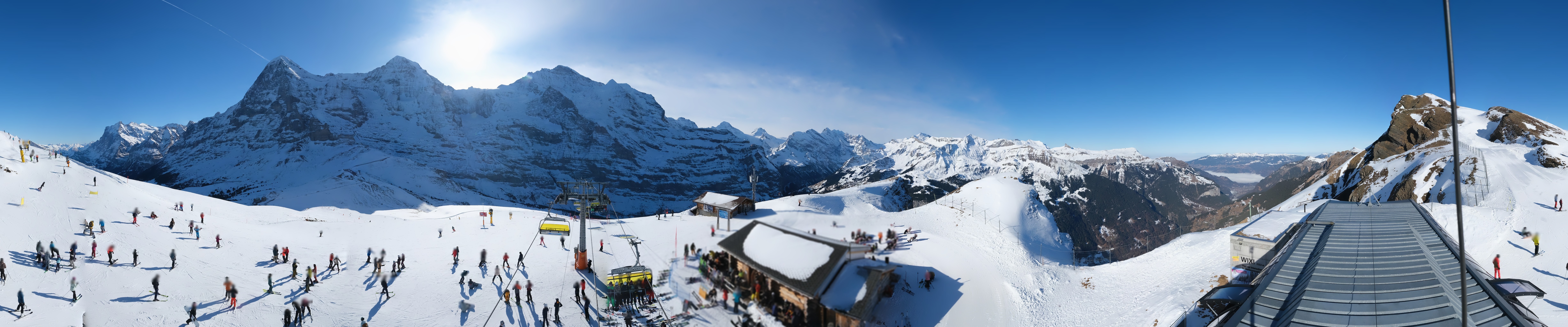 Archived image Webcam Top Station Lauberhorn, Grindelwald