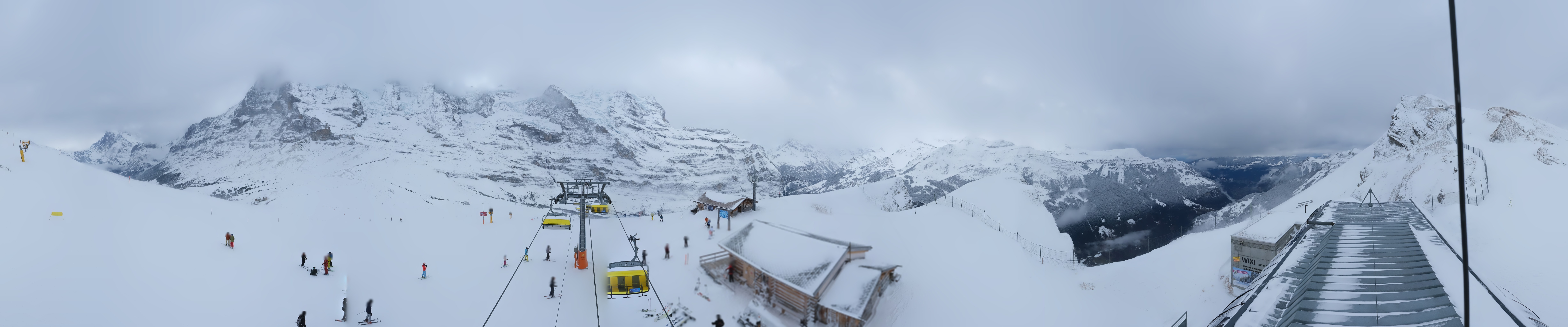 Archiv Foto Webcam Kleine Scheidegg-Lauberhorn, Grindelwald