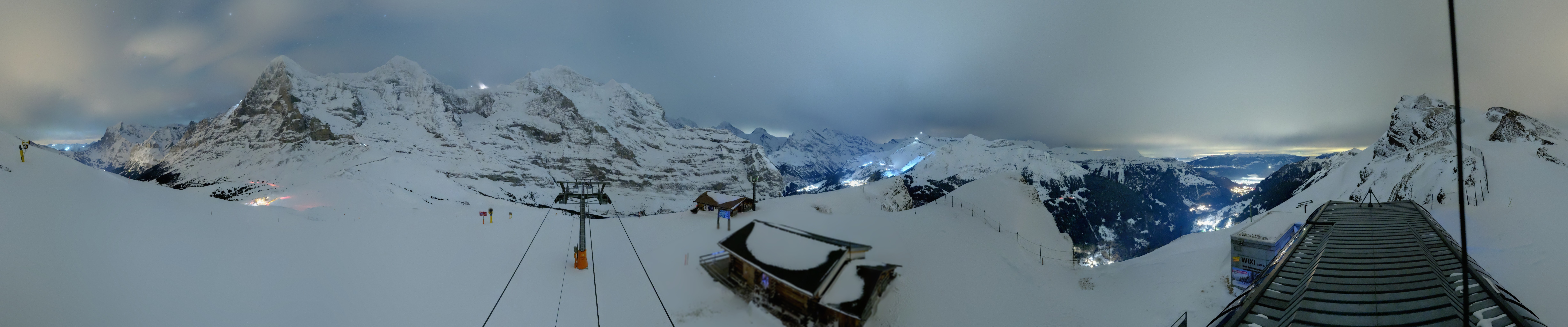 Archived image Webcam Top Station Lauberhorn, Grindelwald