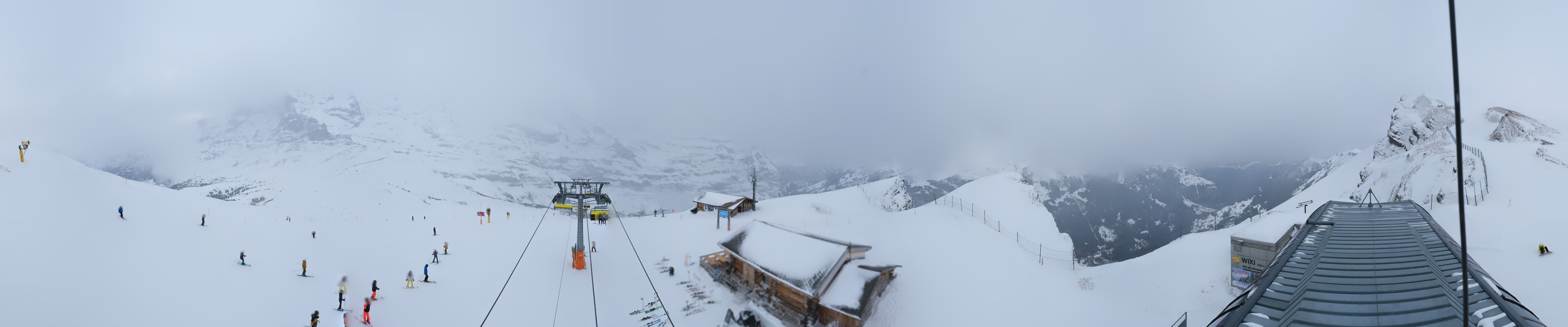 Archived image Webcam Top Station Lauberhorn, Grindelwald