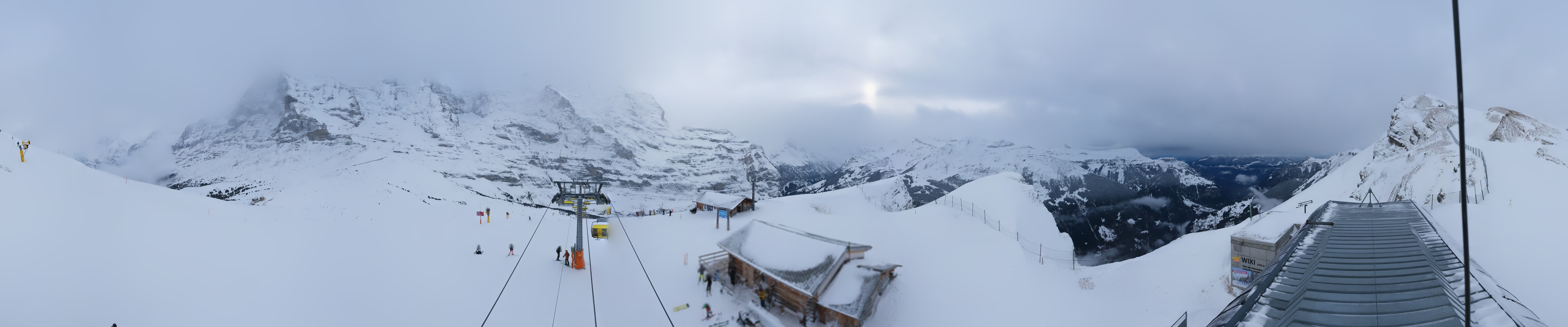 Archived image Webcam Top Station Lauberhorn, Grindelwald