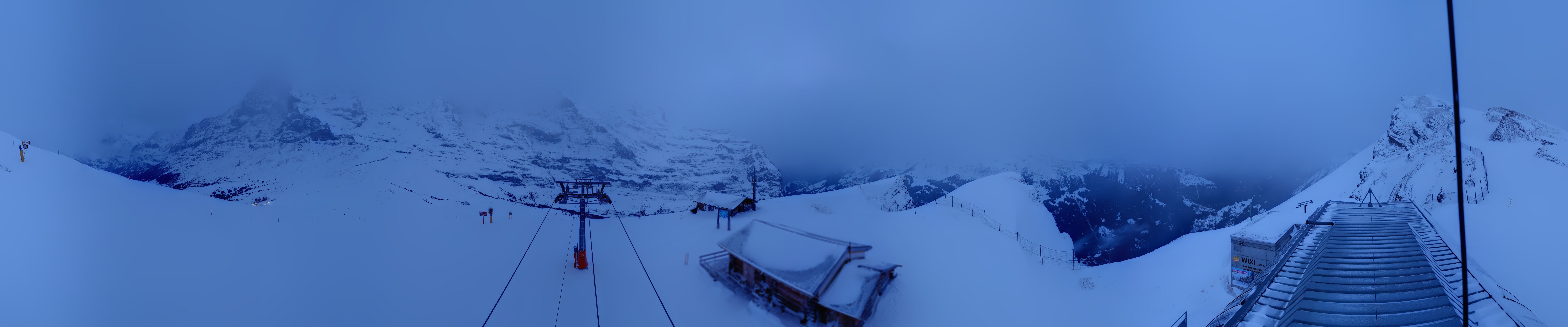 Archived image Webcam Top Station Lauberhorn, Grindelwald