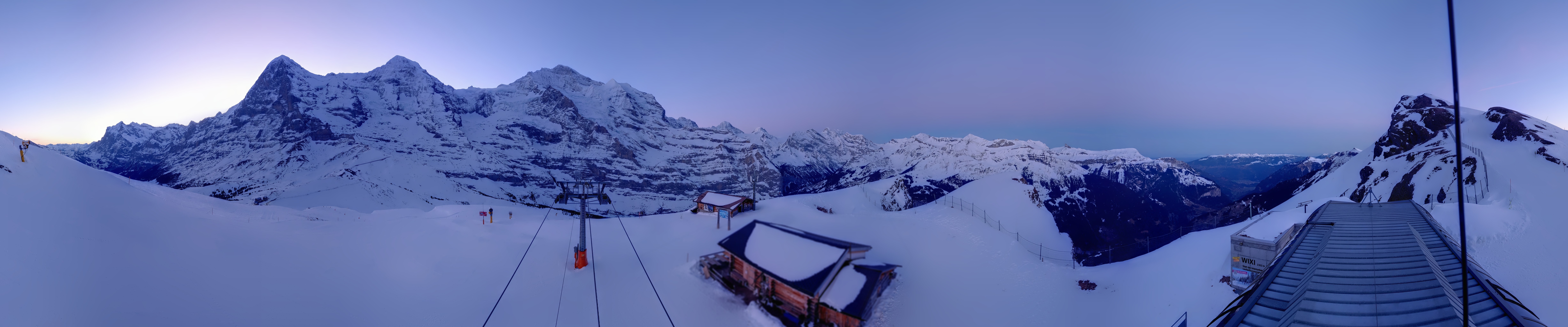 Archived image Webcam Top Station Lauberhorn, Grindelwald