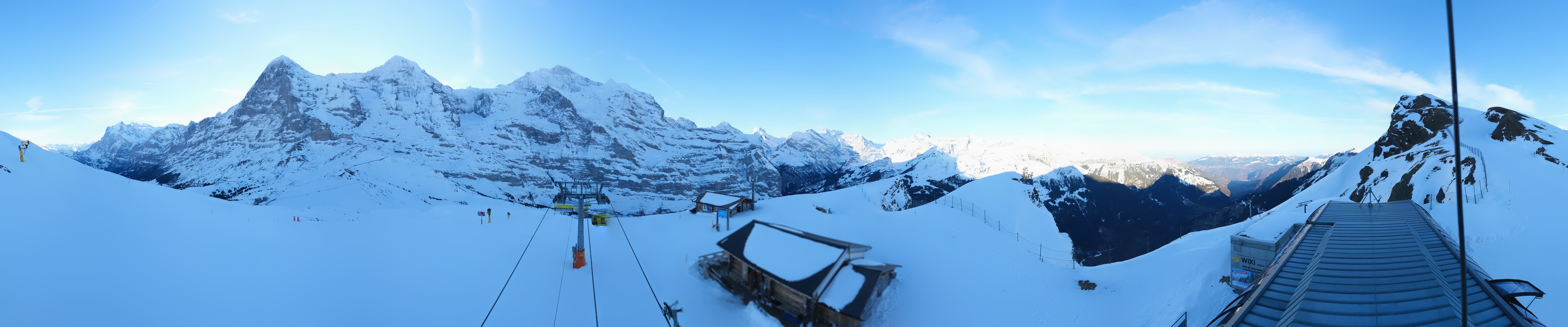 Archived image Webcam Top Station Lauberhorn, Grindelwald
