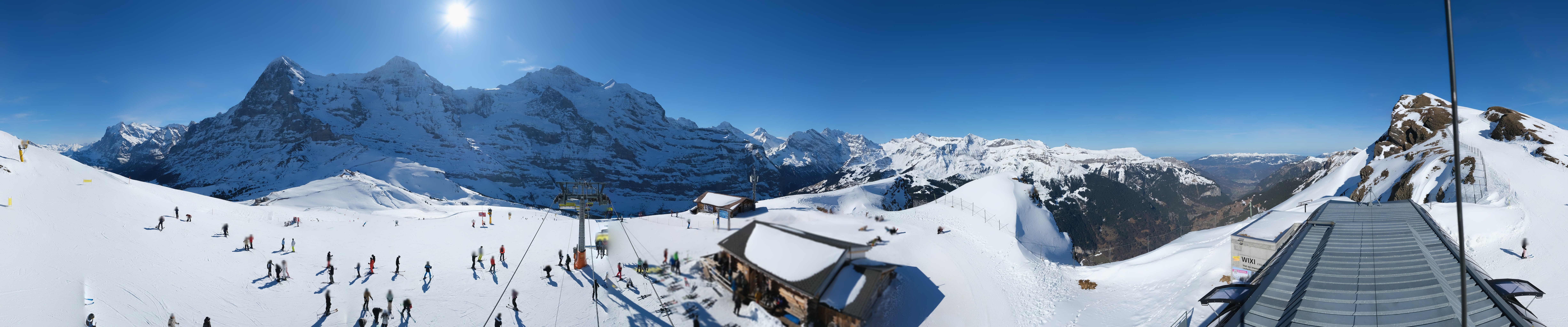 Archived image Webcam Top Station Lauberhorn, Grindelwald