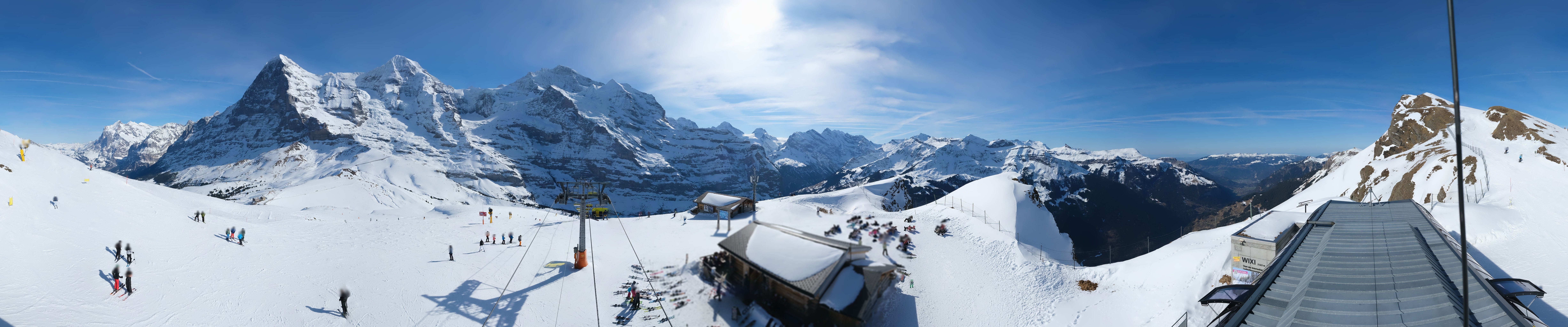 Archived image Webcam Top Station Lauberhorn, Grindelwald