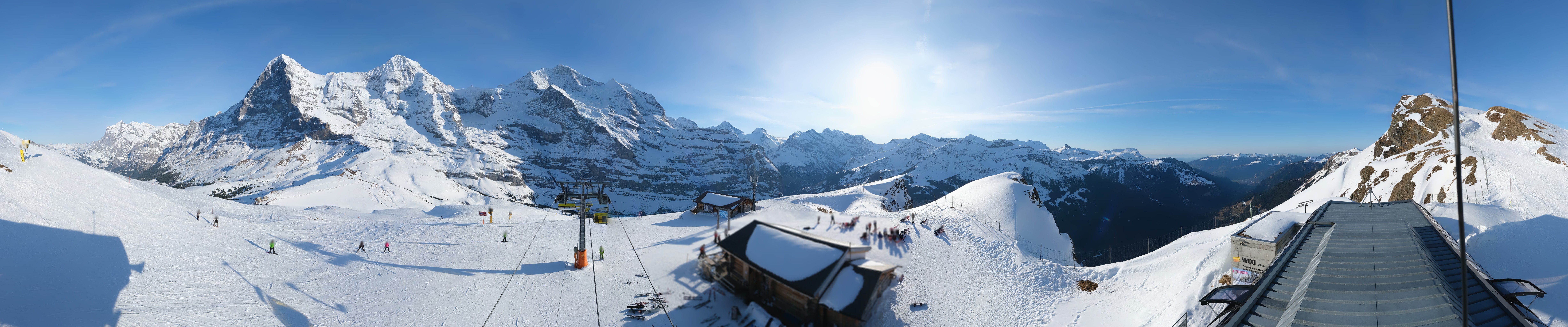 Archiv Foto Webcam Kleine Scheidegg-Lauberhorn, Grindelwald