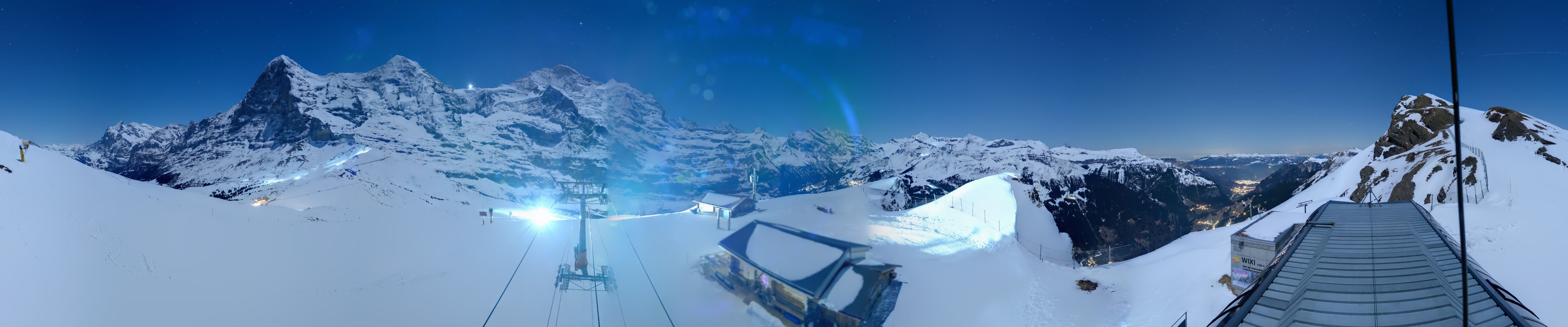 Archived image Webcam Top Station Lauberhorn, Grindelwald