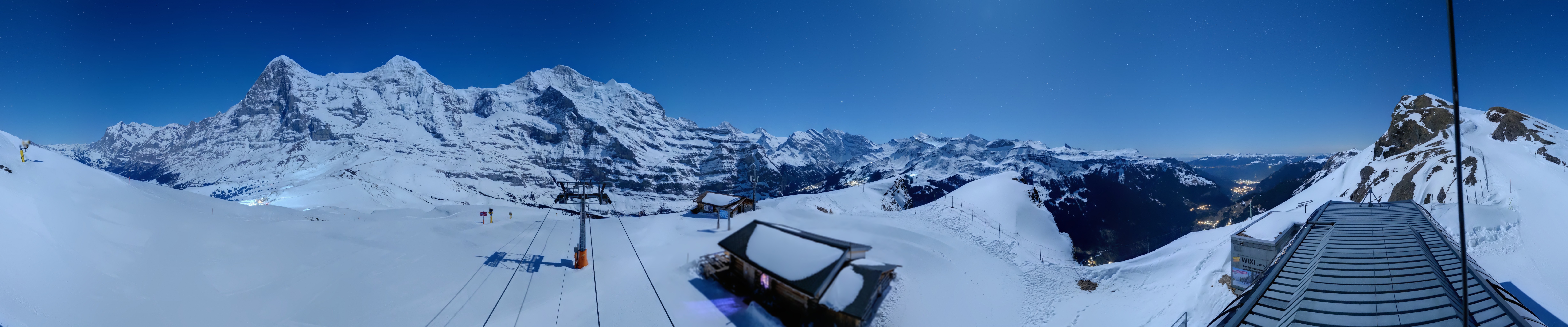 Archiv Foto Webcam Kleine Scheidegg-Lauberhorn, Grindelwald
