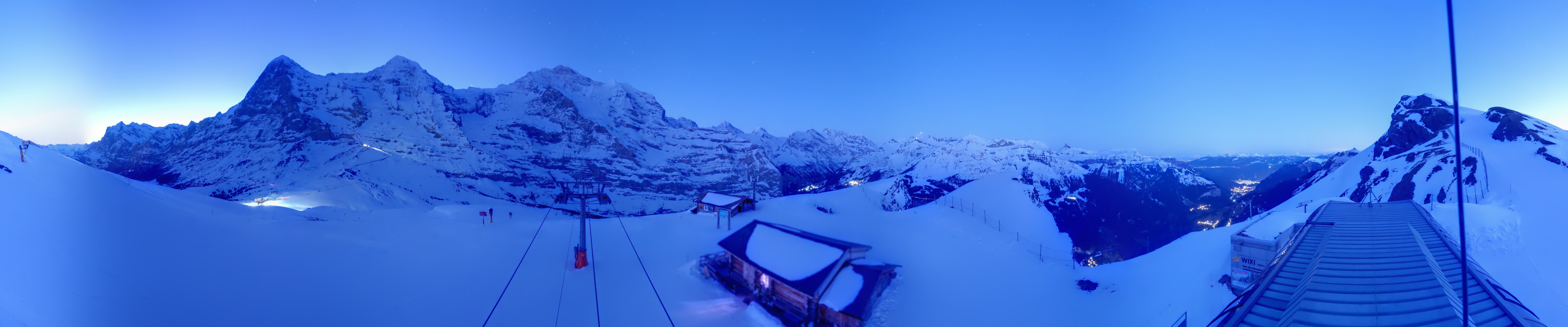 Archiv Foto Webcam Kleine Scheidegg-Lauberhorn, Grindelwald