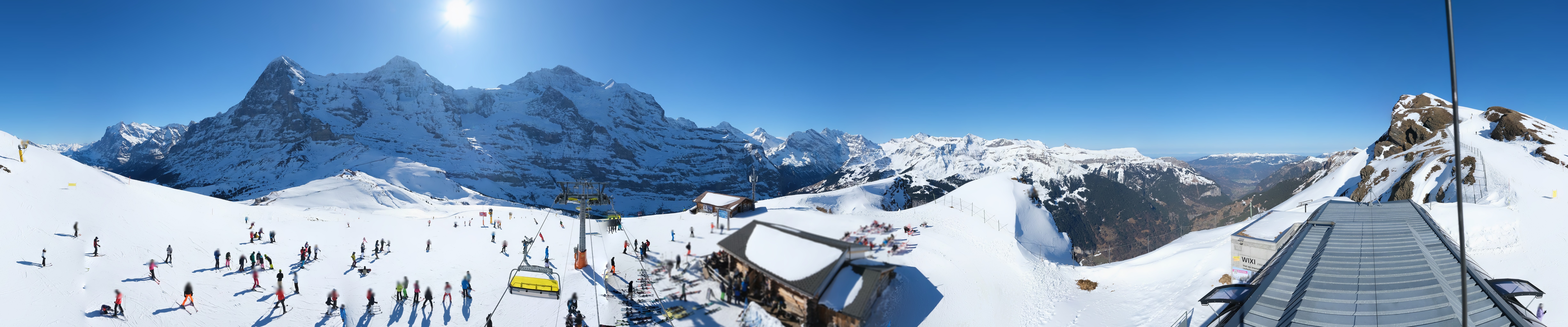 Archiv Foto Webcam Kleine Scheidegg-Lauberhorn, Grindelwald