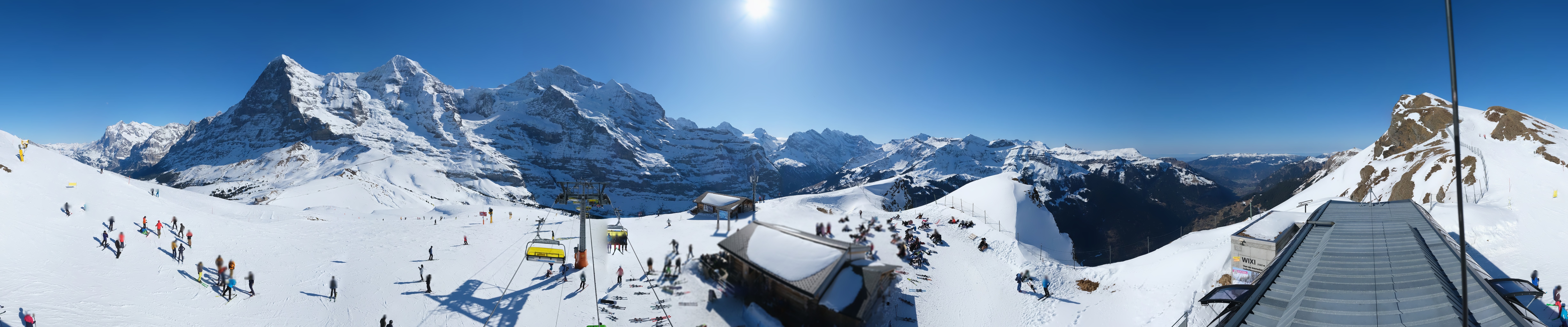 Archiv Foto Webcam Kleine Scheidegg-Lauberhorn, Grindelwald