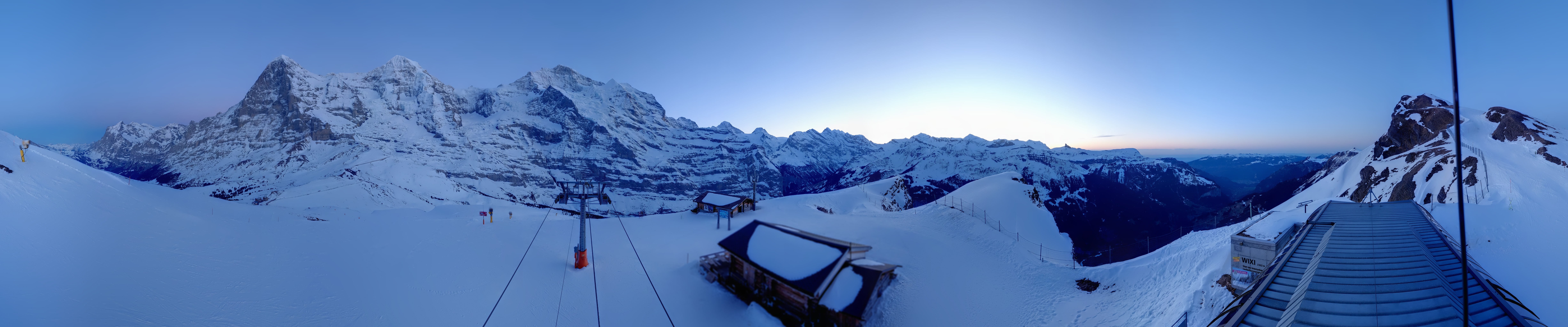 Archiv Foto Webcam Kleine Scheidegg-Lauberhorn, Grindelwald