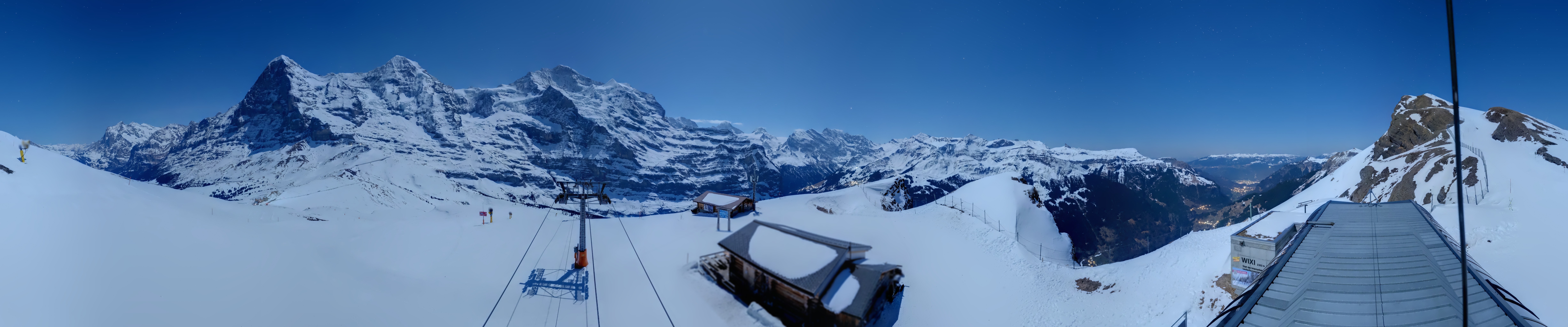 Archived image Webcam Top Station Lauberhorn, Grindelwald