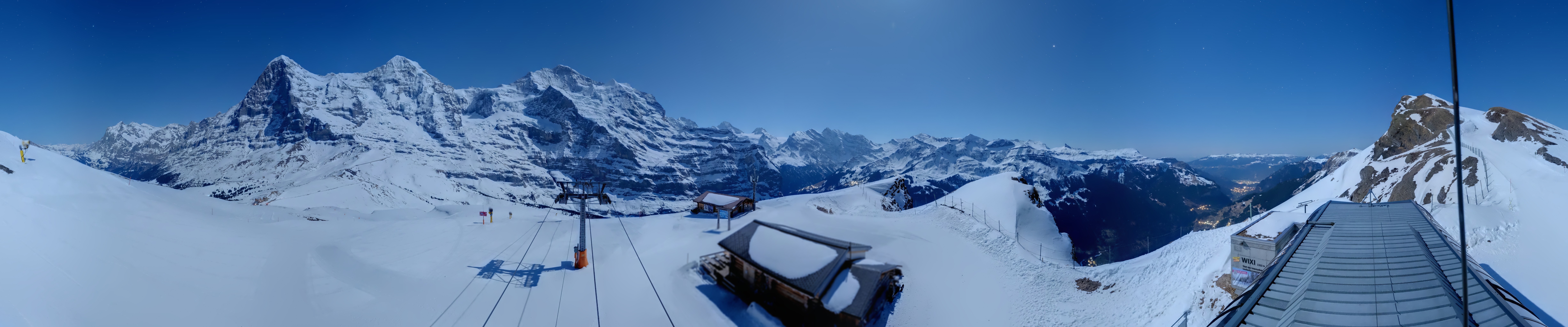Archived image Webcam Top Station Lauberhorn, Grindelwald