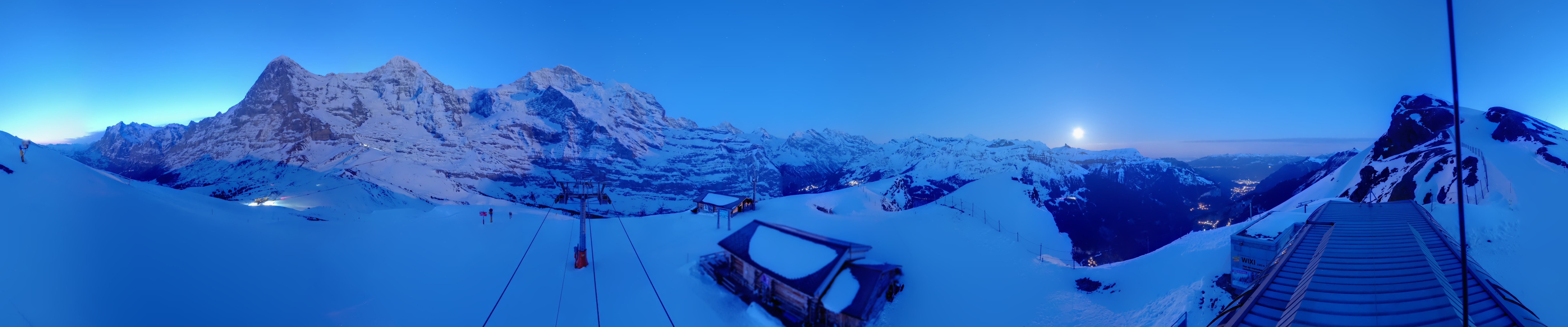 Archived image Webcam Top Station Lauberhorn, Grindelwald