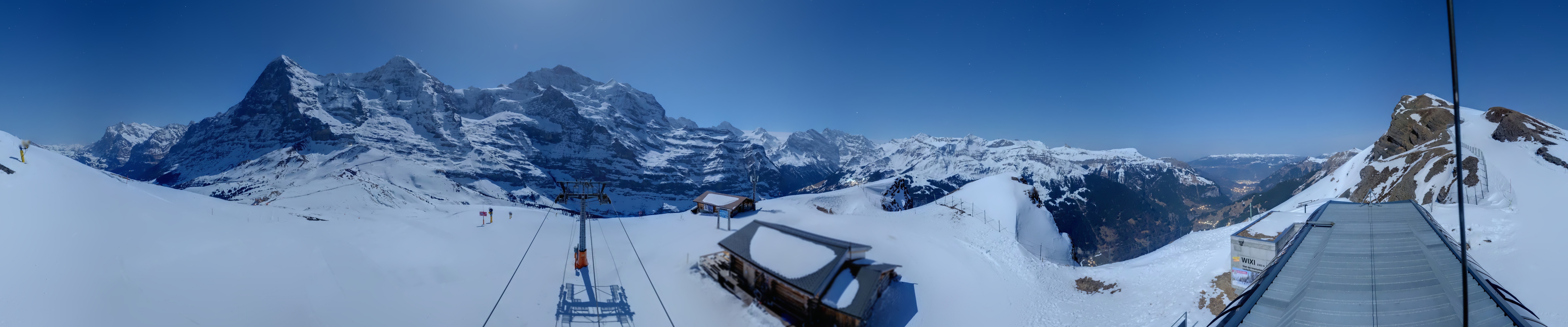 Archived image Webcam Top Station Lauberhorn, Grindelwald