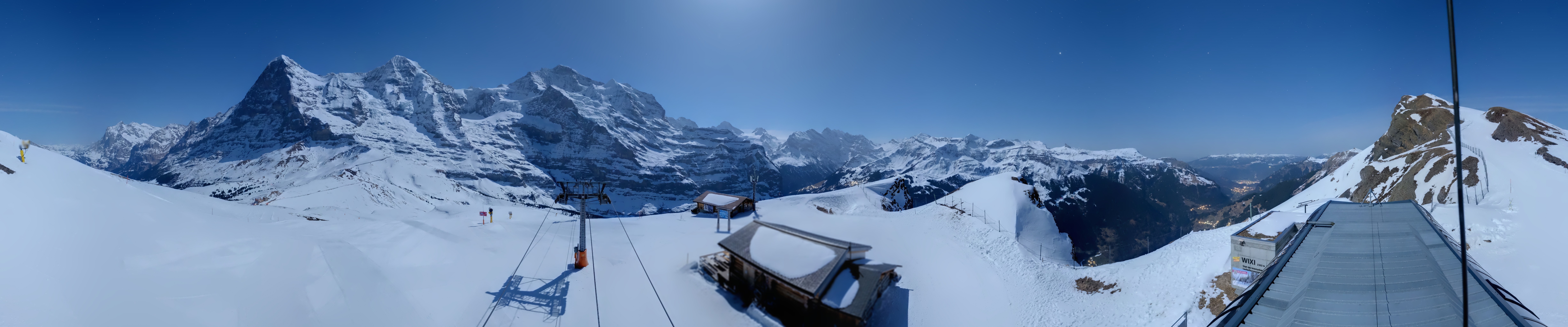 Archived image Webcam Top Station Lauberhorn, Grindelwald